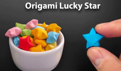 Origami lucky star